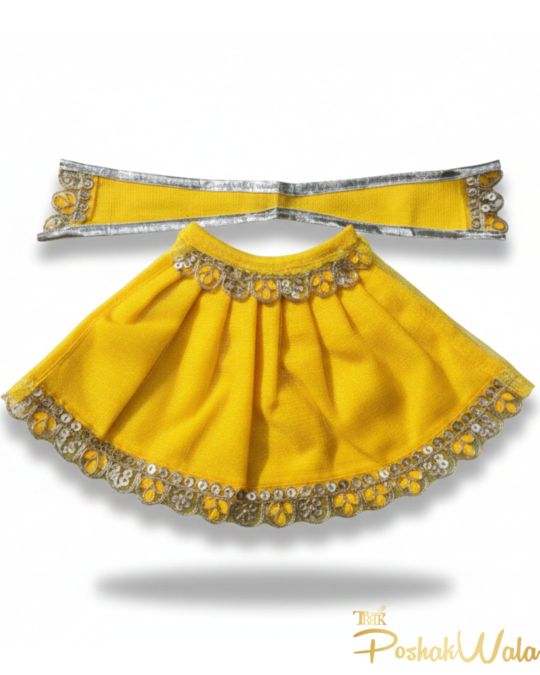 Golden Surya Lehenga Patka for Mata Rani