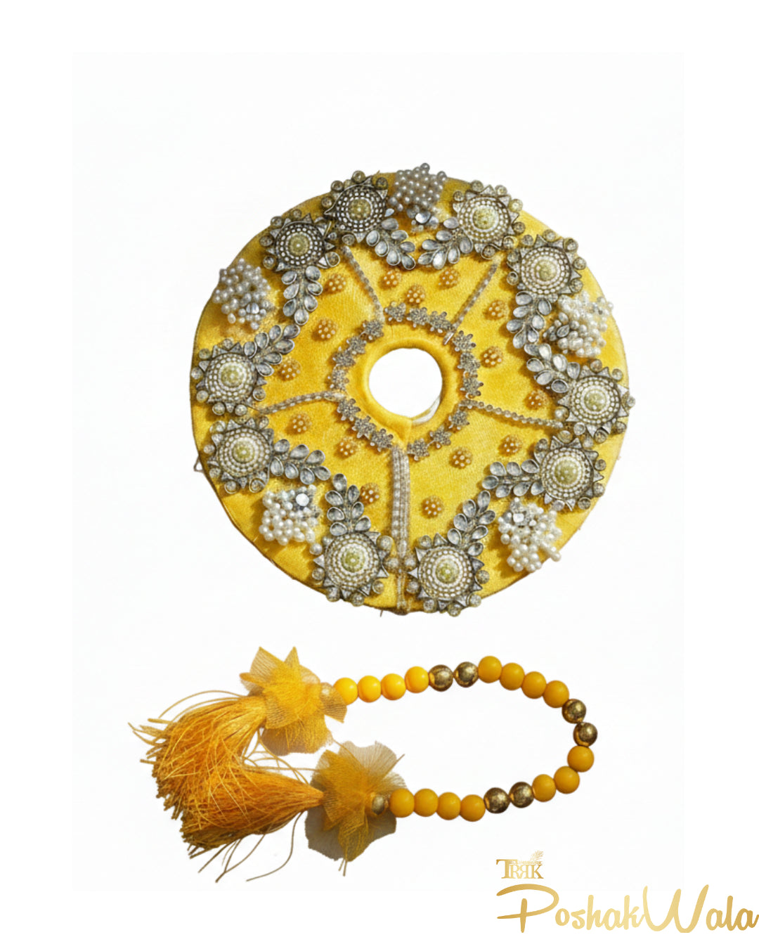 Swarna Vasant Shringar Yellow Laddu Gopal Poshak